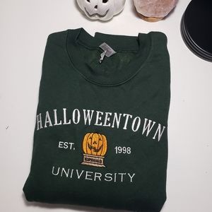 Halloween University Embroidered Sweatshirt